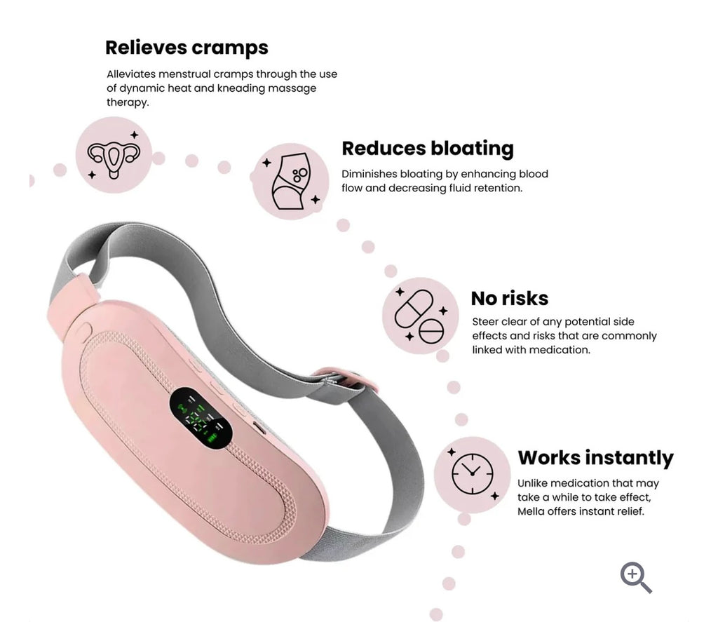 🌸 Period Cramp Relief Heating Pad