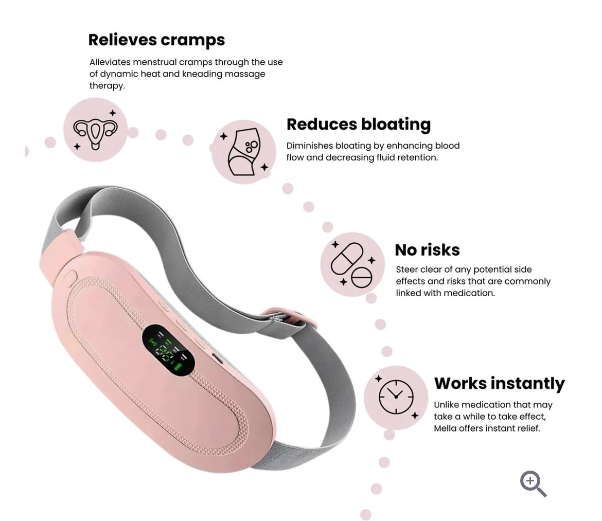 🌸 Period Cramp Relief Heating Pad