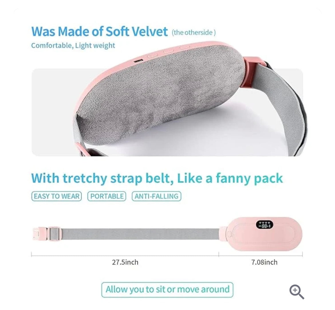🌸 Period Cramp Relief Heating Pad