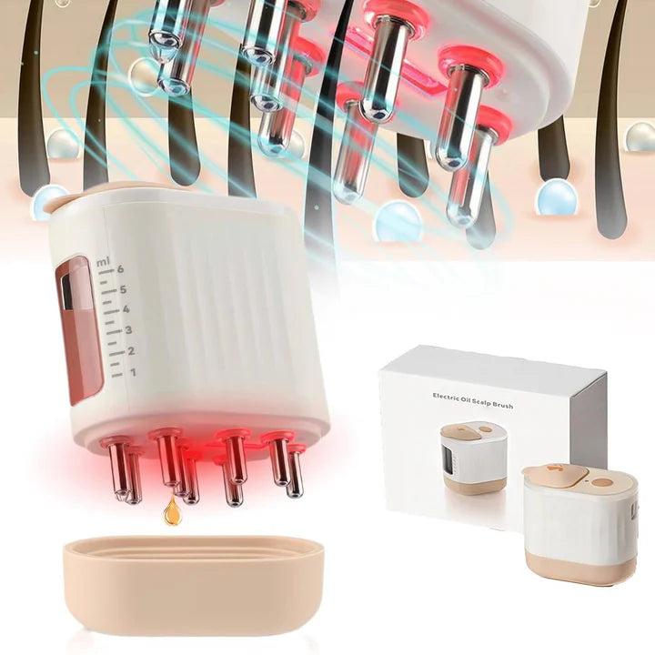 💇 2-In-1 Electric Hair Oil Applicator & Scalp Massager
