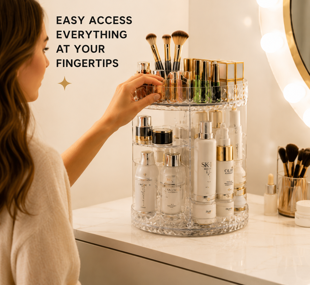 Makeup stand holder 360