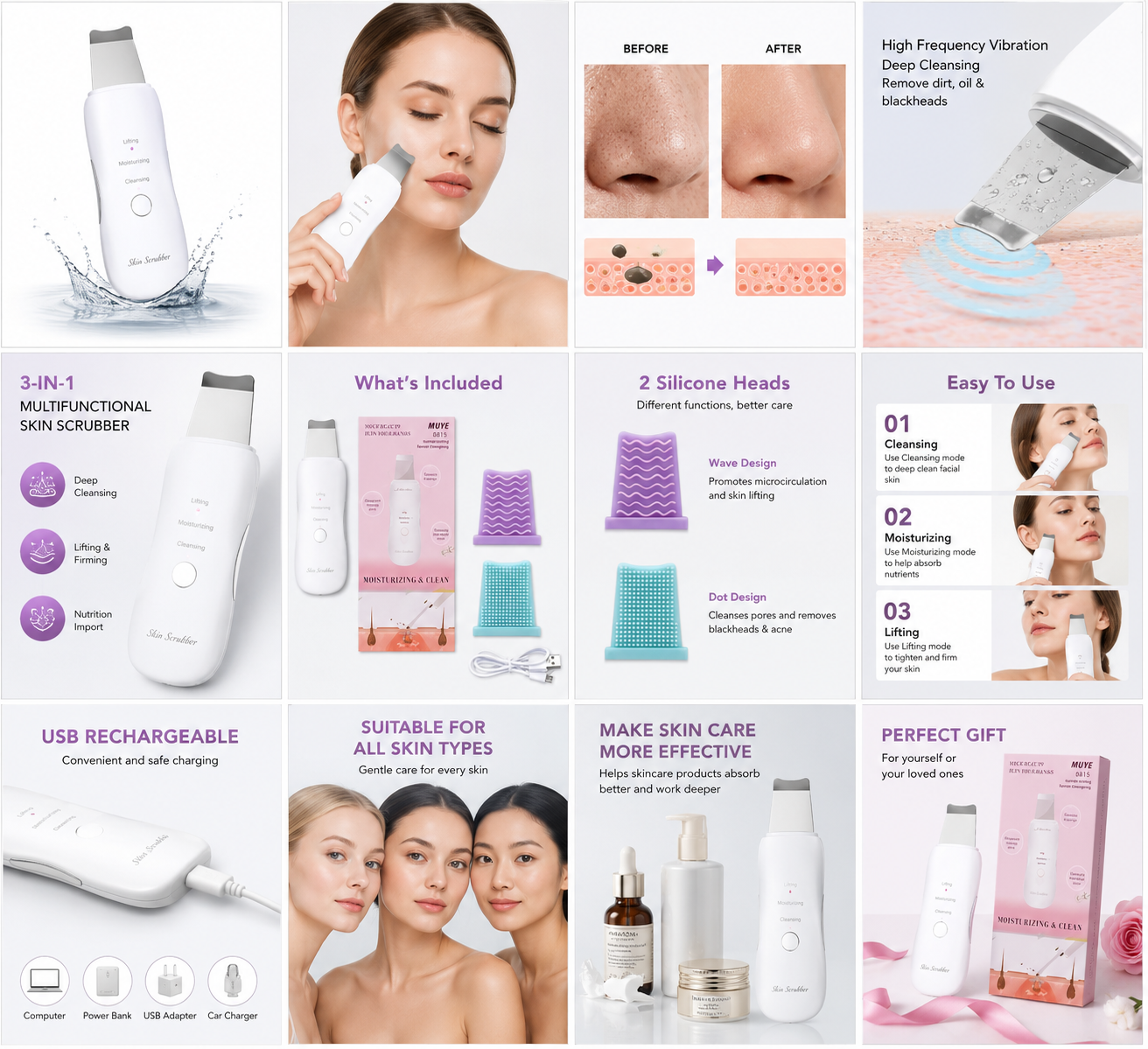 Ultrasonic Skin Scrubber