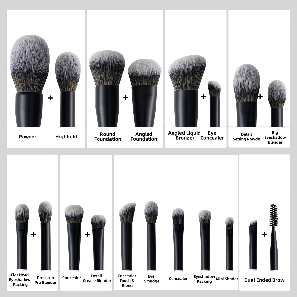 Dual Ended 12Pcs Brush Set