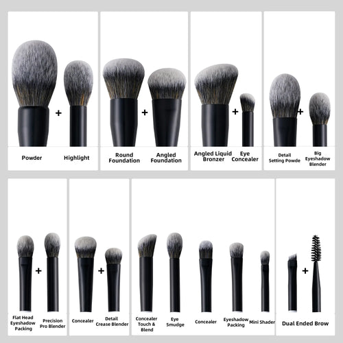 Dual Ended 12Pcs Brush Set