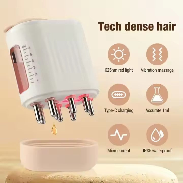 💇 2-In-1 Electric Hair Oil Applicator & Scalp Massager