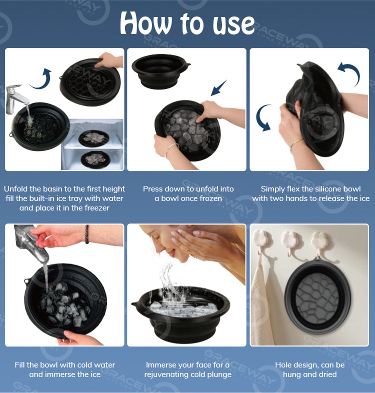 ❄️ Facial Ice Bath Bowl