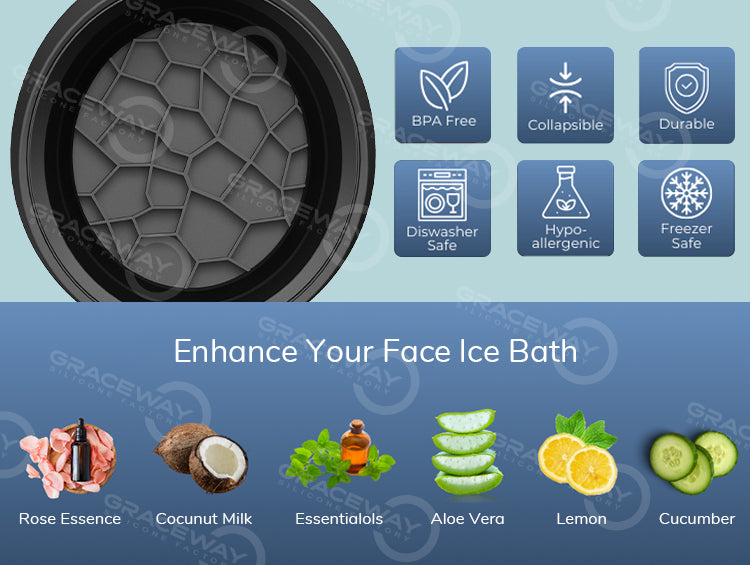 ❄️ Facial Ice Bath Bowl