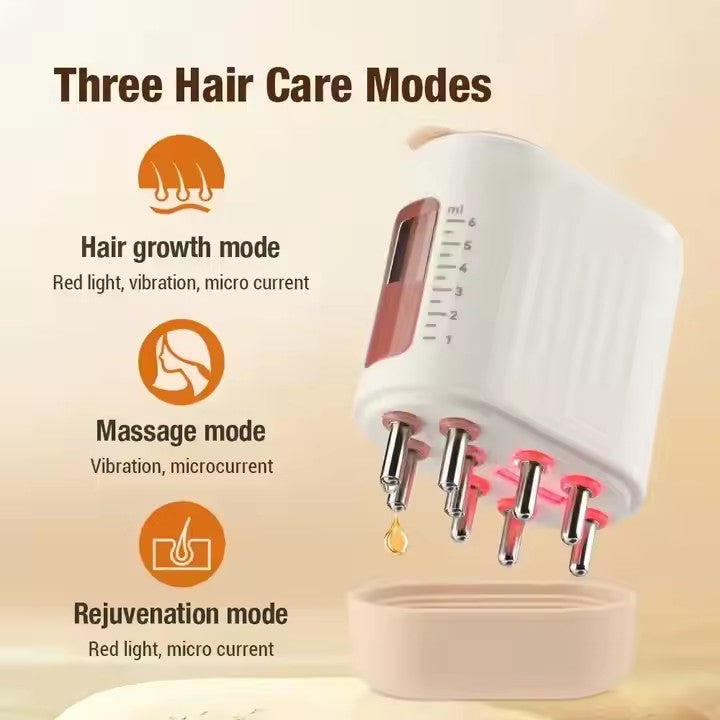💇 2-In-1 Electric Hair Oil Applicator & Scalp Massager