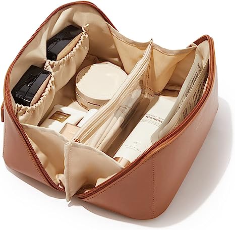 👜 Leather Makeup Pouch