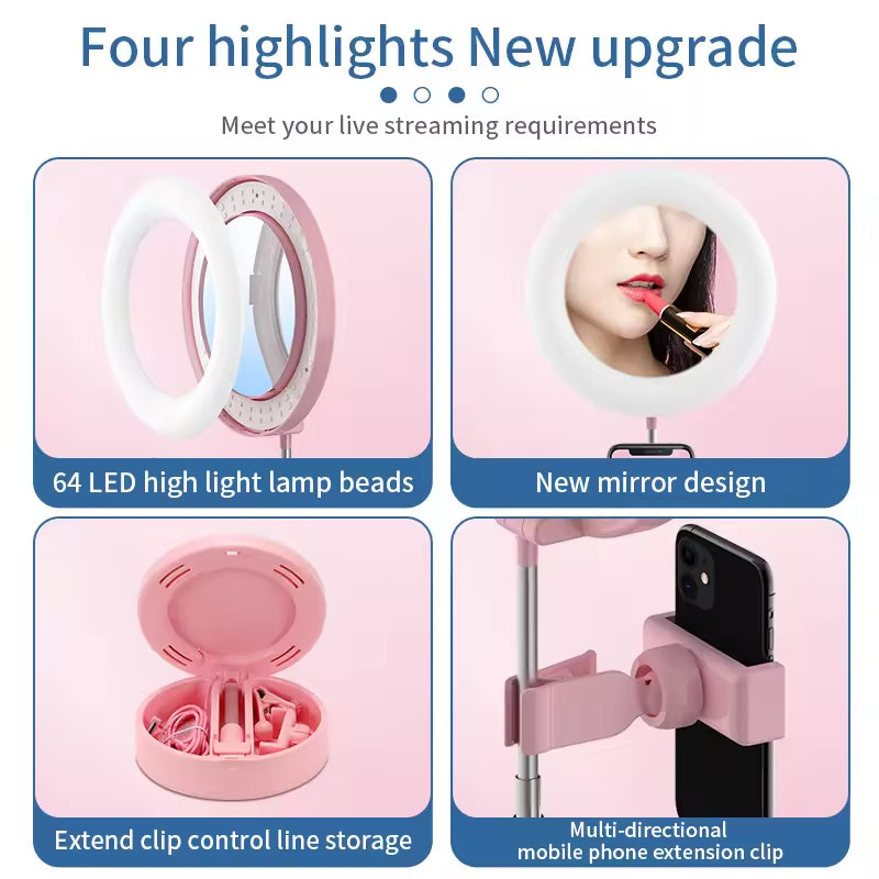 ✨ LED Light Phone Holder