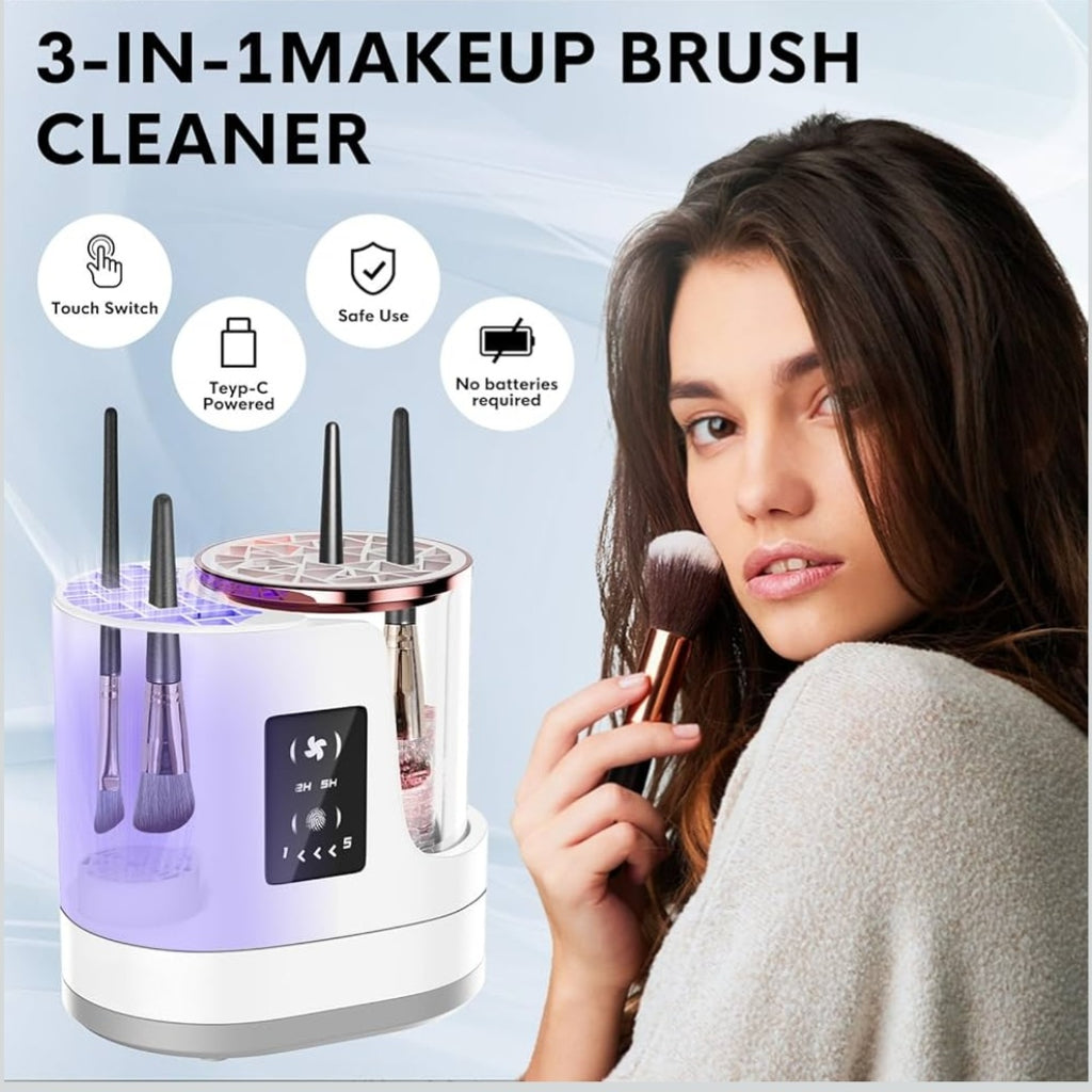 3 in 1 Electric Makeup Brush Cleaner