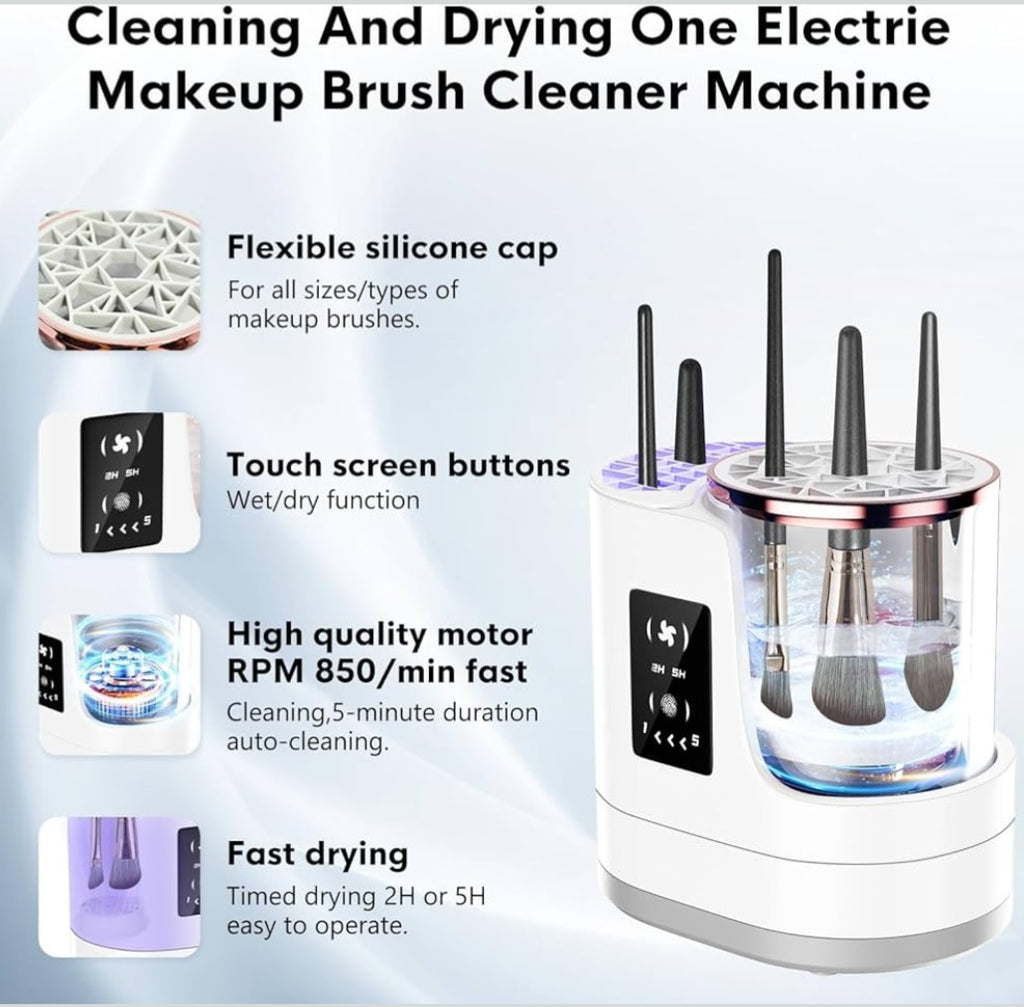 3 in 1 Electric Makeup Brush Cleaner